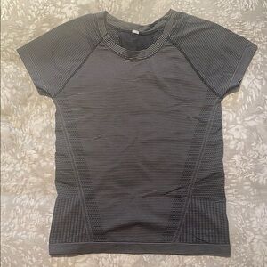 Black and White Striped Women's Top